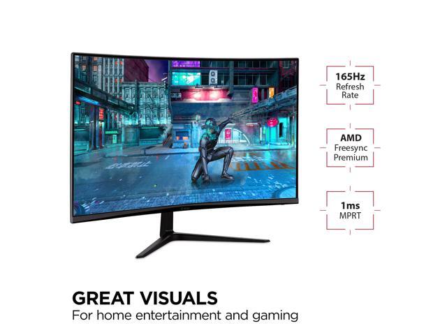 ViewSonic - VX3218C-2K 32" LCD QHD FreeSync Premium Gaming Monitor (HDMI and DisplayPort) - Black - image 3