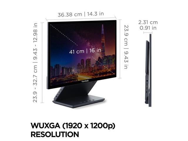 ViewSonic - VP1656 15.6" IPS LCD FHD Portable Monitor (USB-C) - Black - image 6