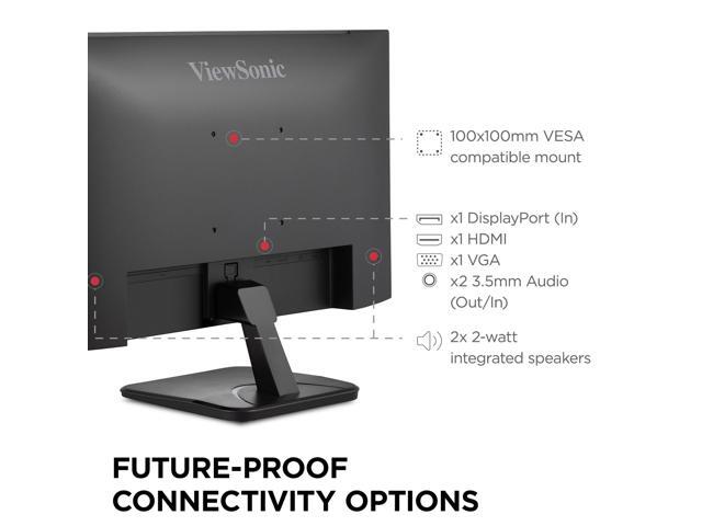 ViewSonic - VA2456A-MHD 23.8" IPS LED FHD 120Hz Monitor (VGA, HDMI) - Black - image 8