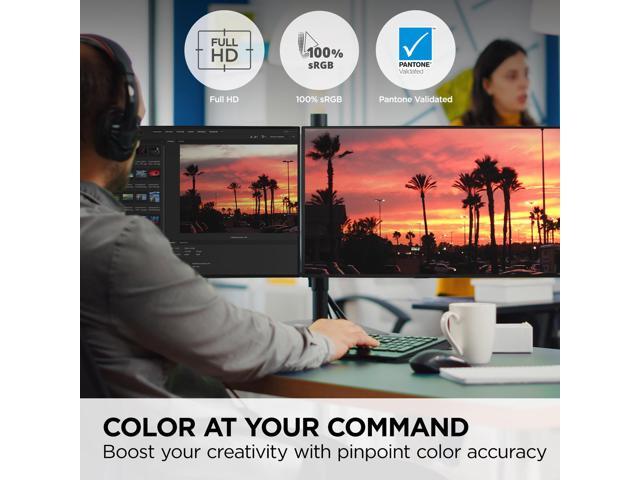 ViewSonic - ColorPro VP2468A_H2 24" LED FHD Monitor (USB, HDMI) - Black - image 4