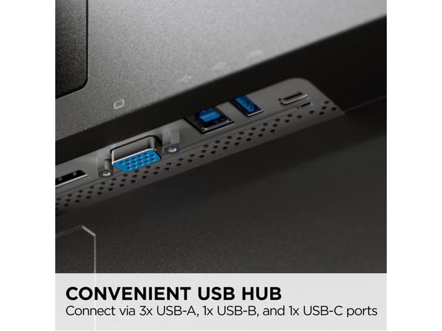 ViewSonic - VG2748A-2K 27 IPS QHD Ergonomic Ambient Light Sensor Monitor (USB HUB, DP, HDMI, VGA) - Black - image 5