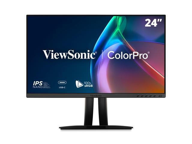ViewSonic - ColorPro VP2456A 24" IPS FHD Ergonomic Monitor (USB, HDMI, DP, USB-C) - Black - image 9