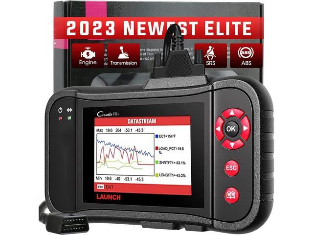 LAUNCH X431 Creader VII+ (CRP123) OBD2 Scanner Car Diagnostic Code Reader Testing Engine/Transmission/ABS/Airbag System Update via PC