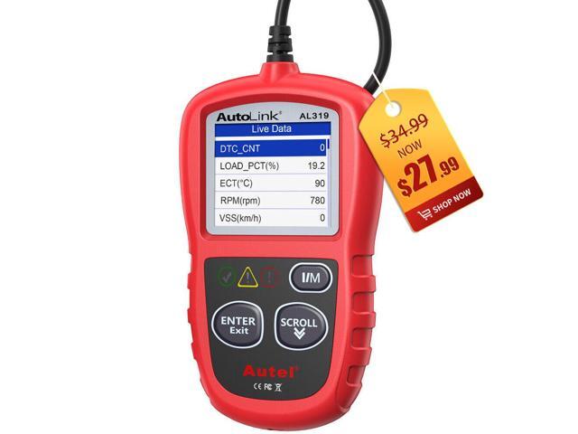 Autel AutoLink AL319 OBD2 Scanner Car Diagnostic Code Reader Automotive Engine Fault CAN Scan Tool