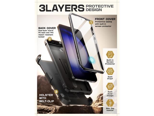 SUPCASE UB Pro Case for Samsung Galaxy S24, [2 Front Frame] [Military-Grade Protection] Heavy Duty Rugged Case with Built-in Screen Protector &...