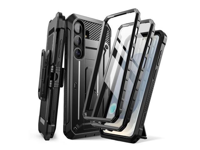 SUPCASE Unicorn Beetle Pro for Samsung Galaxy S25 Case with Stand, [2 Front Frames] [Built-in Screen Protector & Belt-Clip] Military-Grade...
