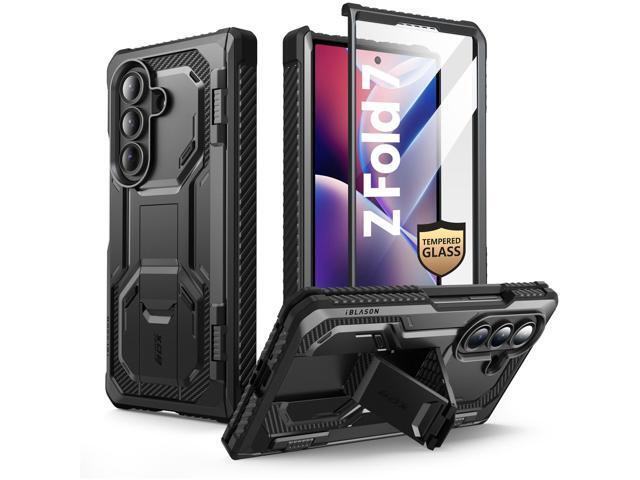 i-Blason Armorbox for Samsung Galaxy Z Fold 7 Case with Stand [Tempered Glass Screen Protector] [Hinge Protection] Full-Body Heavy Duty Rugged...