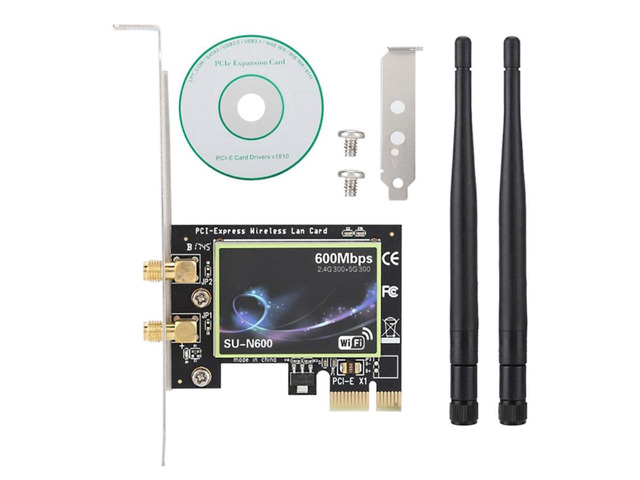 PCI-E Wireless Network Card Wifi Network Card 2.4G/5G Ethernet Adapter SU-N600 PCI Wireless Express Gigabit Ethernet