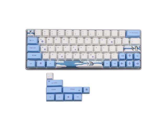 Penguin Dye-Sublimation Mechanical Keyboard Cute Keycaps PBT OEM Profile Keycap For GH60 GK61 GK64 Keyboard