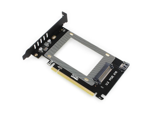 PCIE X16-U.2 SFF-8639 Expansion Card U2X16 Pci-express 3.0 4x X16 to U.2 NVMe PCIe SSD PCI-e to Card m2 NGFF 2.5 'SSD Adapter
