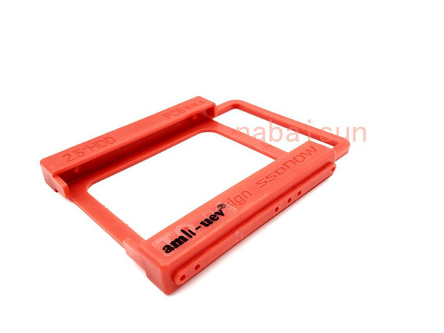 AMLI-UEV 2.5 inch to 3.5 inch SSD HDD Notebook Hard Disk Drive Mounting Kit Plastic Adapter Bracket Dock