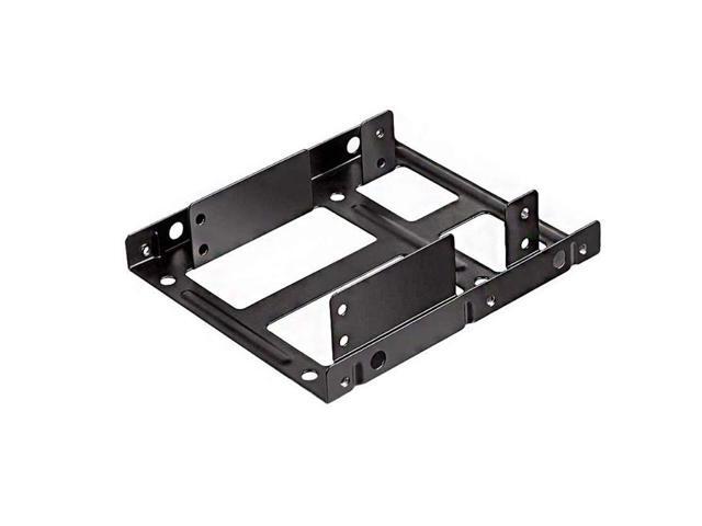 2 of 2.5'SSD/Hard Drive to 3.5' Drive Bay Adapter Mounting Bracket HDD Converter Tray, support 2pcs SSD Drive