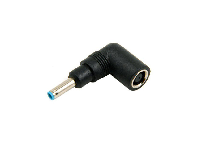 DC 7.4*5.0mm Ultra slim DC Jack to 4.5*3.0mm Plug 90 Right Angled Adapter for Laptop