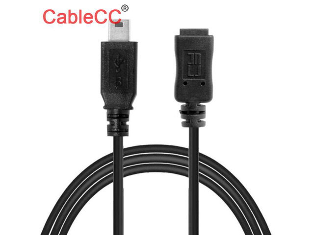 Cablecc USB 2.0 Hi Speed Mini USB 5pin Male to Female Extension Adapter Cable 150cm 5ft