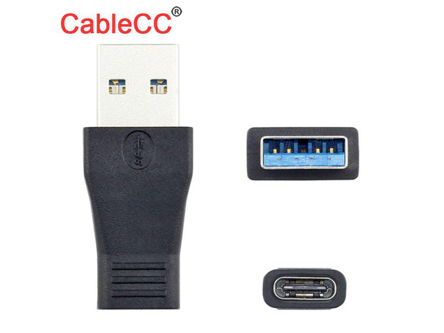 CableCC USB-C USB 3.1 Type C Female to USB 3.0 A Male Data Adapter for Tablet Mobile Phone