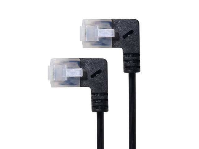 Ultra Slim Cat6 Ethernet Cable RJ45 Right Angled UTP Network Cable Patch Cord 90 Degree Cat6a Lan Cables