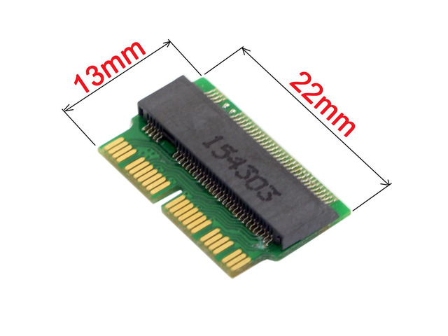 Chenyang 12+16Pin 2014 2015 Mac to M.2 NGFF M-Key AHCI SSD Convert Card for A1465 A1466 A1493 A1502