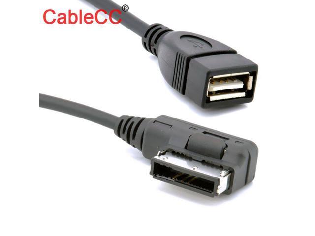 Media In AMI MDI USB AUX Flash Drive Adapter Cable For Car VW AUDI 2014 A4 A6 Q5 Q7