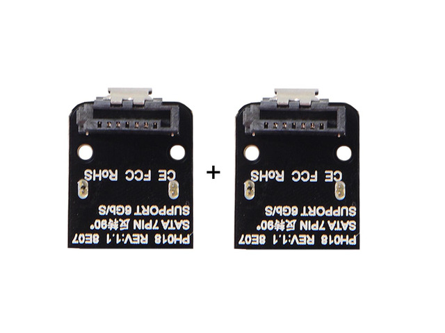 7pin Male Up 90 Degree Angled to SATA 7Pin Female Adapter Mainboard Motherboard for Desktops SSD HDD