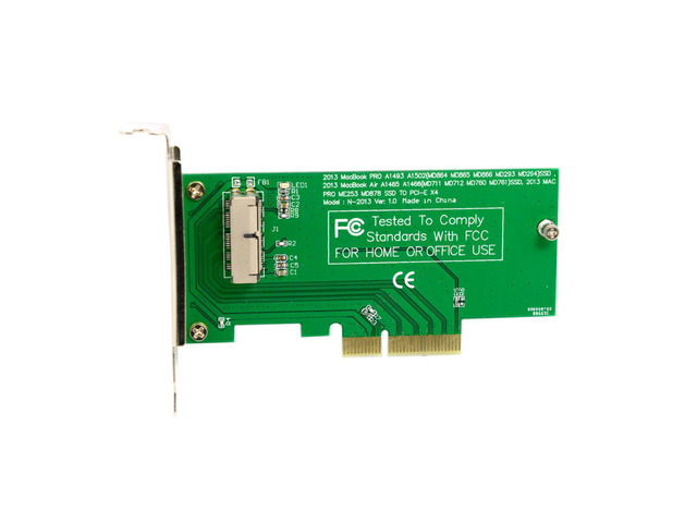 PCI Express PCI-E to 2013 2014 2015 Apple Laptop Pro Air SSD Convert Card for A1493 A1502 A1465 A1466