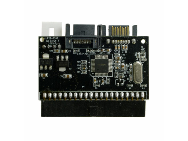 IDE 100 133 PATA to Dual Serial SATA 7PIN Adapter Reversible Converter for Hard Disk Drive
