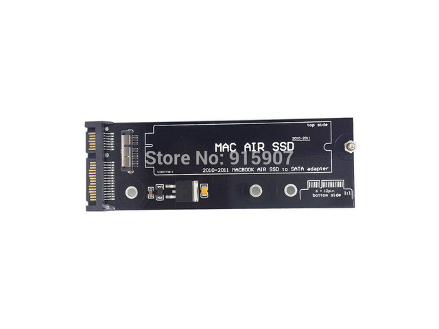 CY 12+6pin SSD HDD to SATA 22Pin Hard Disk Cartridge Drive PCBA for 2010 2011 Mac book Air A1369 A1370 SSD