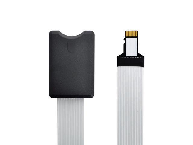 TF Micro-SD Memory Card Kit Male to SD Female Extension Soft Flat FPC Cable Extender 25cm
