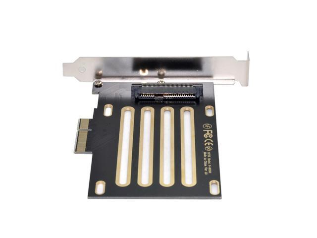 PCI-E 3.0 x4 Lane to U.2 U2 Kit SFF-8639 Host Adapter for Intel Motherboard & 750 NVMe PCIe SSD