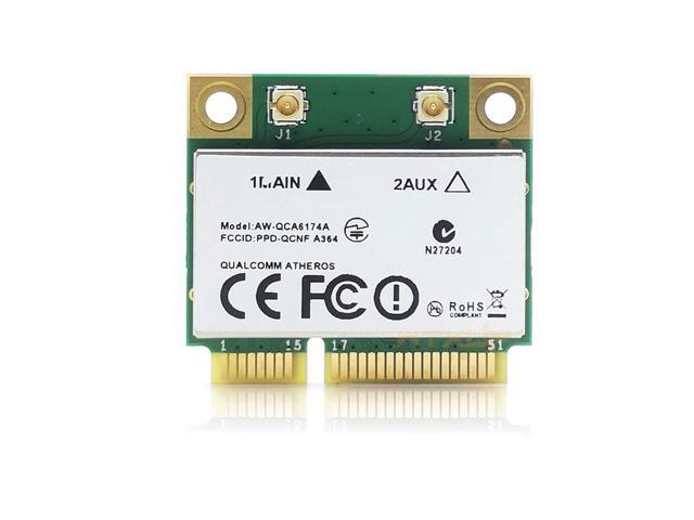 Atheros QCA6174 mini pcie 2.4G/5G 1200Mbps Dual band wifi network card 802.11AC wireless adapter + Bluetooth 4.1