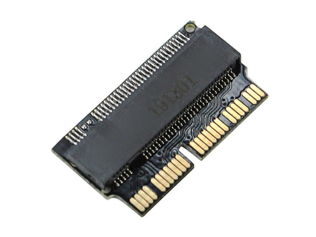 Full Speed M.2 NGFF AHCI NVMe SSD M Key Converter Adapter Card for 2013-2017 12 + 16Pin