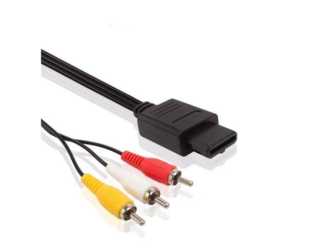 1.8M for Nintendo 64 Audio TV Video Cord AV Cable to RCA for Super Nintend GameCube N64 SNES Game Cube Accessory