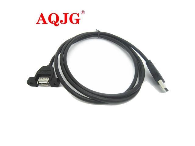 FOR 1pcs 30cm USB Male to Cable USB Extension Cable Computer Motherboard Panel Mount USB Tailgate Cable With Screws 30cm