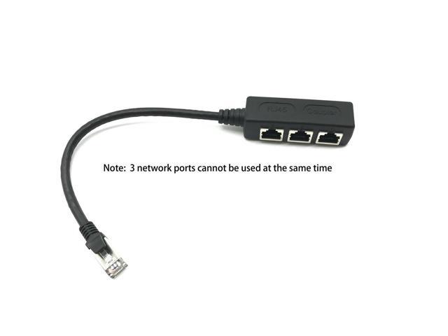 FOR Eight Network Cable Splitter One Point Two Adapter Network Extender CAT6/CAT5 RJ45 Simultaneous Internet IPTV Broadband
