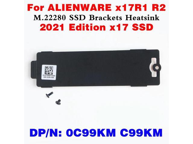 FOR 0C99KM C99KM M.2 2280 SSD NVME Mounting Brackets Heatsink Cover Thermal Plate For x17 R1 R2