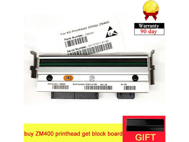 FOR A Thermal Printhead 79800M For ZM400 203dpi Barcode Label Printer Head, 90days Warranty