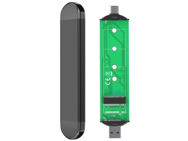 FOR M.2 SATA Hard Drive Box USB/Type-C 2 in 1 Hdd Solid State Case B Key/B & M Key SSD Adapter FOR 2230/2242/2260/2280 SSD Case