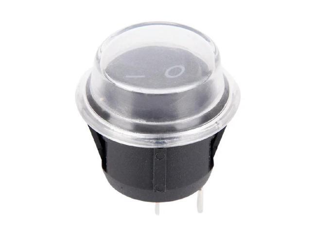 2-PIN SPST Car Rocker Switch w/Waterproof Cover