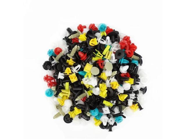 Mixed Plastic Rivet Fastener Door Pin 100pcs