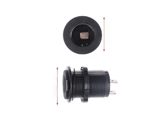 12V-24V Waterproof Power Outlet Socket for Auto Boat
