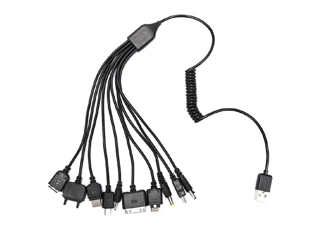 10 in 1 USB Data Transfer Charger Adapter Cable