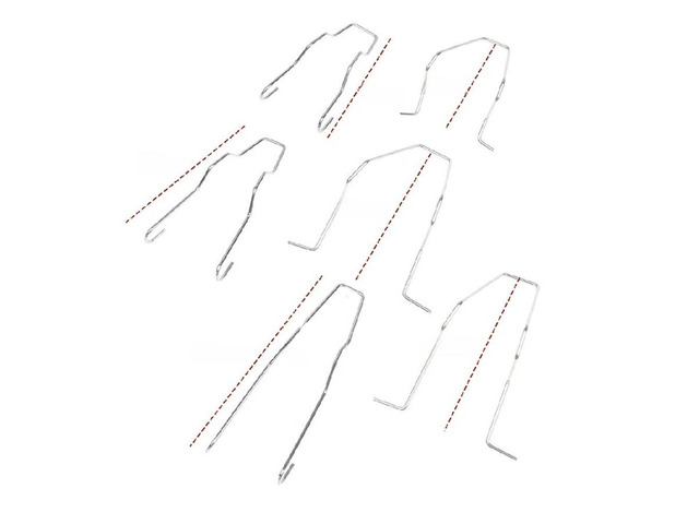 H1 H3 H4 H7 Headlight Bulb Spring Clips 6pcs