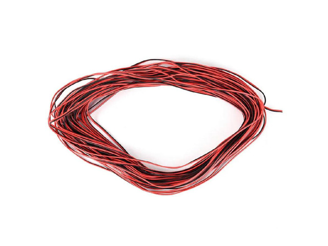 2 Pin 10m Motorcycle Electric Wire Red/Black