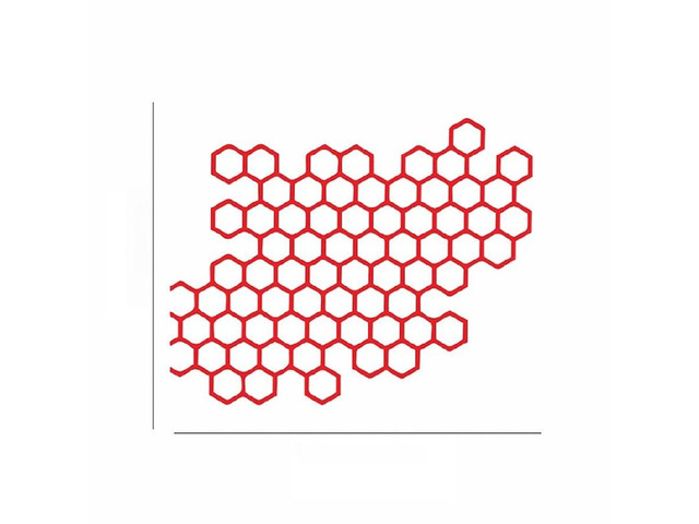 Honeycomb Helmet Sticker Waterproof Motorcycle