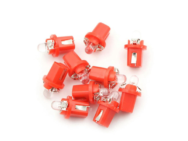 T5 B8.5D SMD Dashboard Instrument Light 10pcs