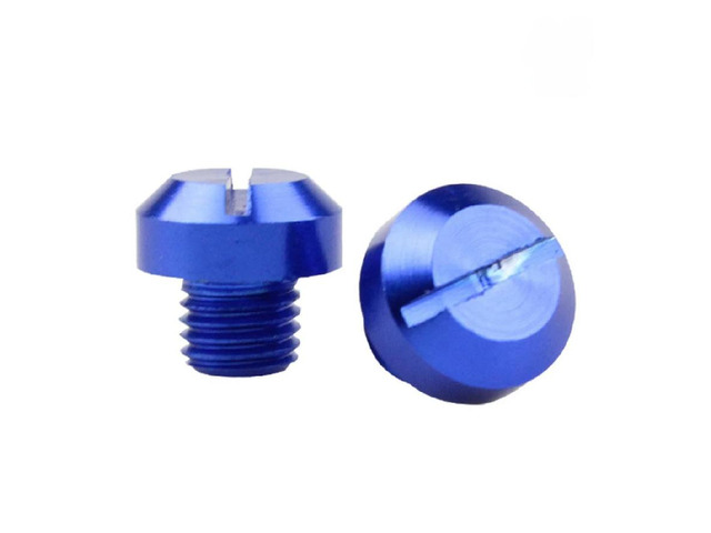 M10 Rearview Mirror Hole Plugs CNC Aluminum 2pcs