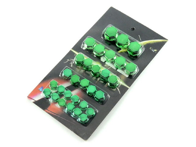 Motorcycle Screw Cap Cover Engine Bolt Caps 30pcs