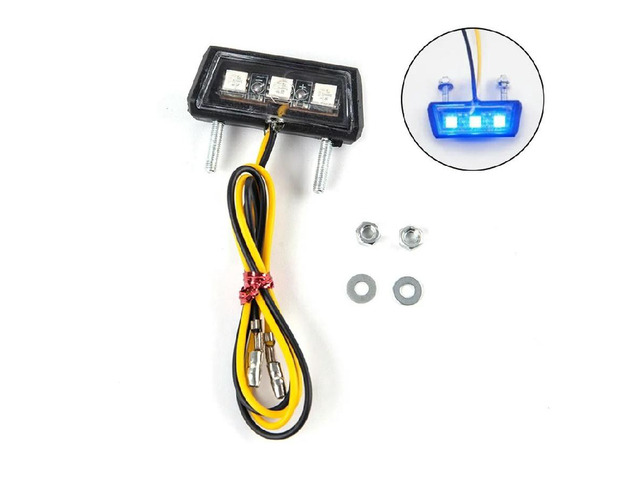 12V Mini Waterproof Motorcycle License Plate Light