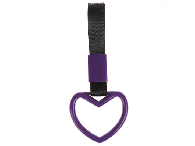 Heart Train Bus Handle Drift Charm Strap Car Tuning