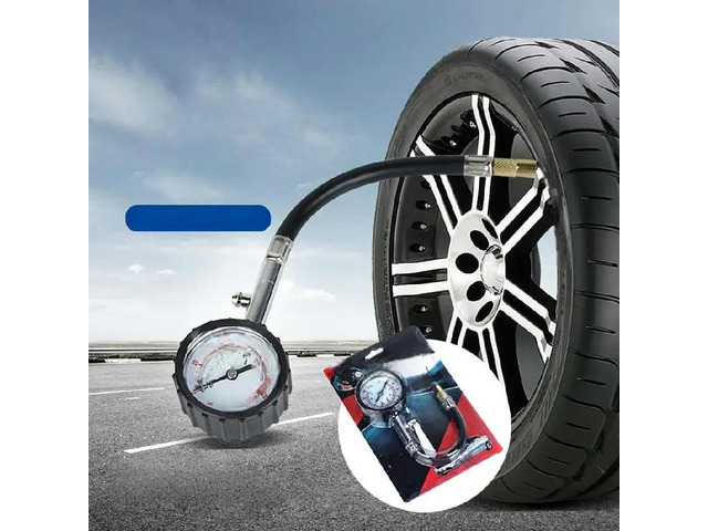 Tire Pressure Gauge 100Psi Long Hose