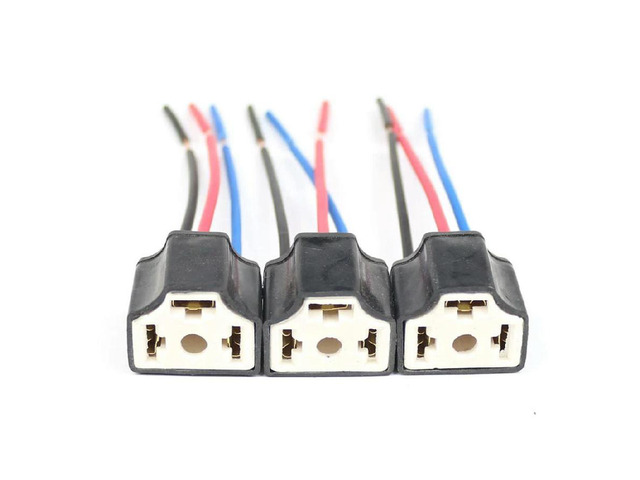 H4 Ceramic Wire Harness Socket